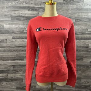 Champion Authentic Athleticwear Sweatshirt Red XL Pullover Crewneck Logo Fleece